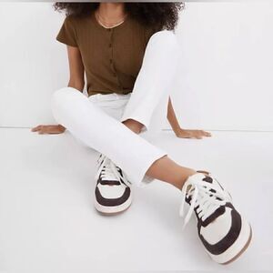 Madewell Stovepipe Exposed Button In Pure White Size  26